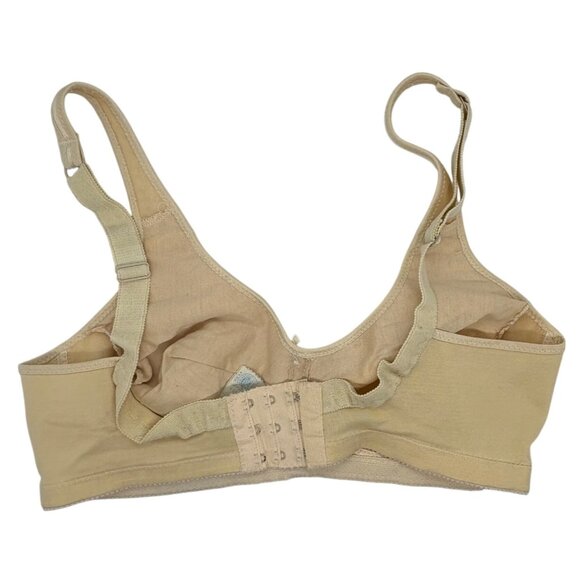 Confidante by Camp Beige Wire-Free Support Bra Size 34C Vintage Union Made - Picture 2 of 3